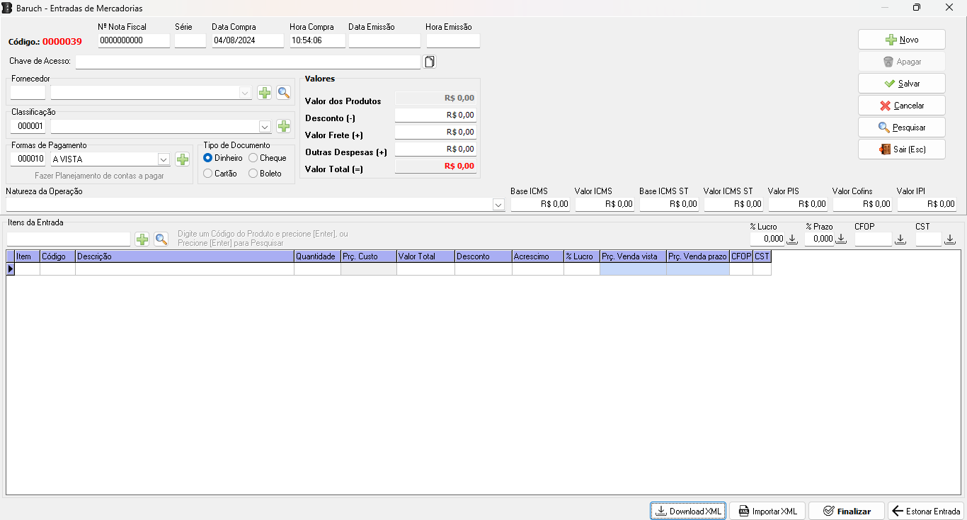 Baruch Sistema PDV de forma 100% online
